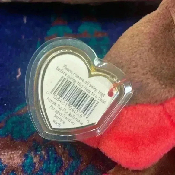 TY beanie baby, Gobles, turkey, PVC pellets rare 1997 retired. - Picture 5 of 10